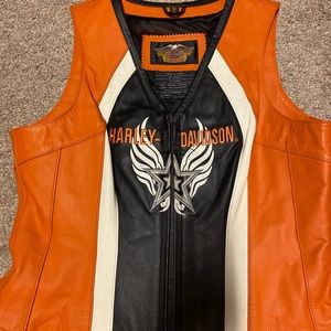 Harley Davidson Women’s leather riding vest
